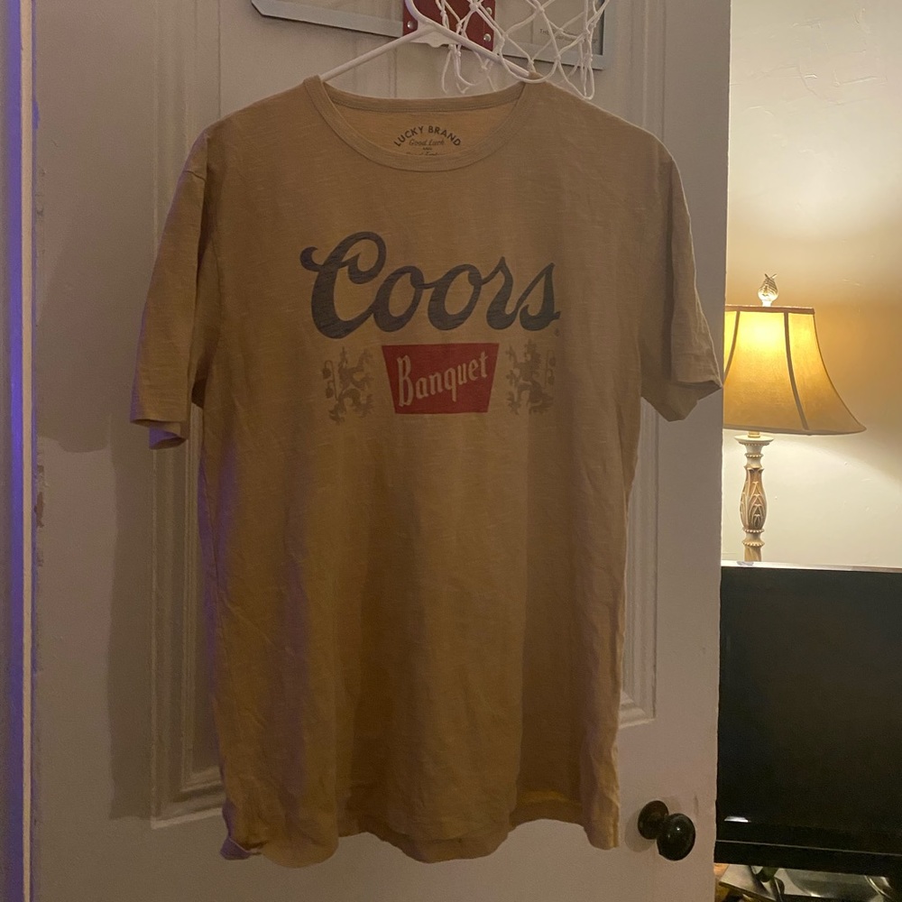 Lucky Brand Coors Banquet shirt